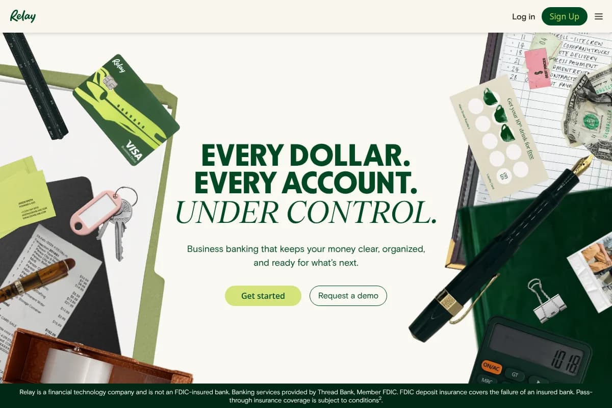 Relay website screenshot